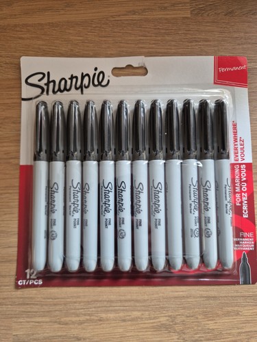 Sharpie permanent markers - markers, fine