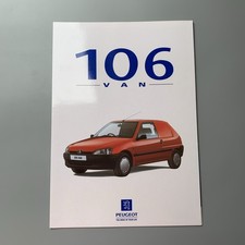 Peugeot 106 XAD Van Brochure