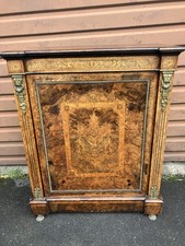 Superb Walnut Pier Cabinet