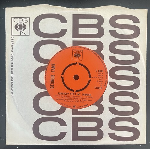 Georgie fame somebody - fame, stole