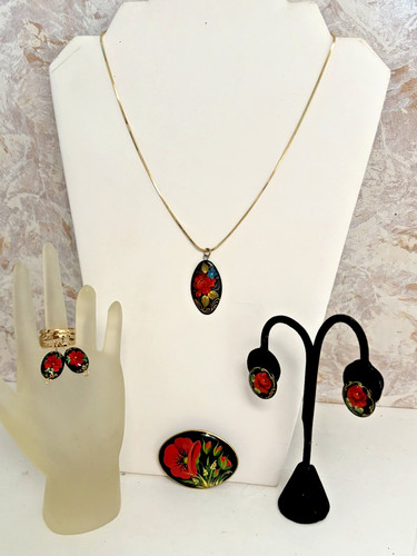 Vintage hand painted - painted, russian