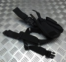 Drop Leg Holster Stealth Black Airsoft Universal Size Cordura Construction