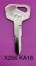 1 Key Blank Kawasaki 1998-2008