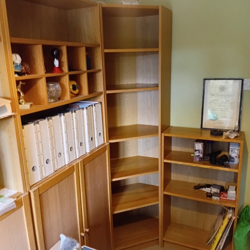 Billy bookcase oak effect ikea - bookcase,