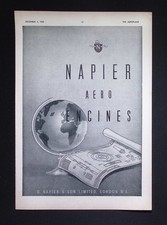 Original 1950 Advert Napier