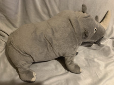 Ikea Onskad Rhinoceros Rhino Plush Soft Toy Label Removed