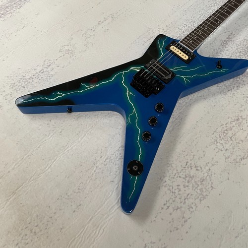 Blue dime electric guitar - blue,