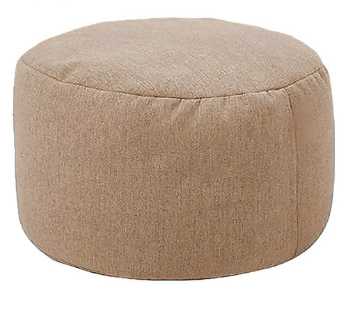 Round stool linen bean - round, bag