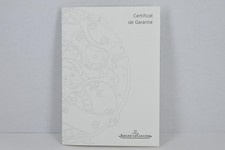 Jaeger LeCoultre Certificat De Garantie From 2008 Ref Q1398420 Master Control