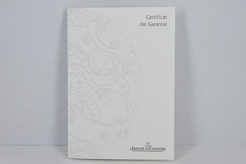 Jaeger lecoultre certificat - jaeger, de