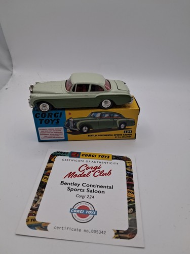 Corgi model club 224 bentley - corgi,