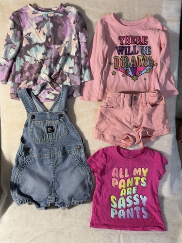 Girls overalls shirts - 18-24,