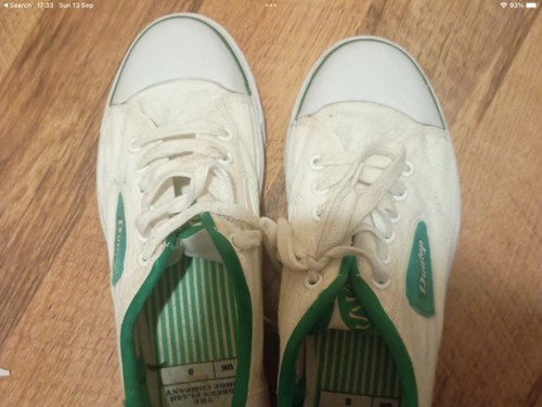 Dunlop green flash trainers - dunlop,