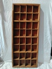 Vintage Wooden Printers Tray -