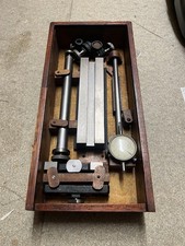 Vintage Dial Test Surface Height/depth Measurement Set In Custom Box 