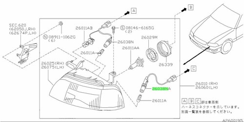 Harness assembly head lamp - harness, assembly,