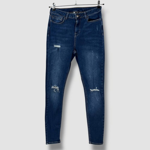 Very womens blue ripped - v,