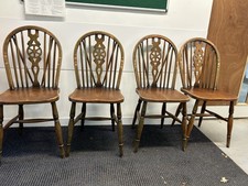 Set of 4 Vintage Windsor Oak