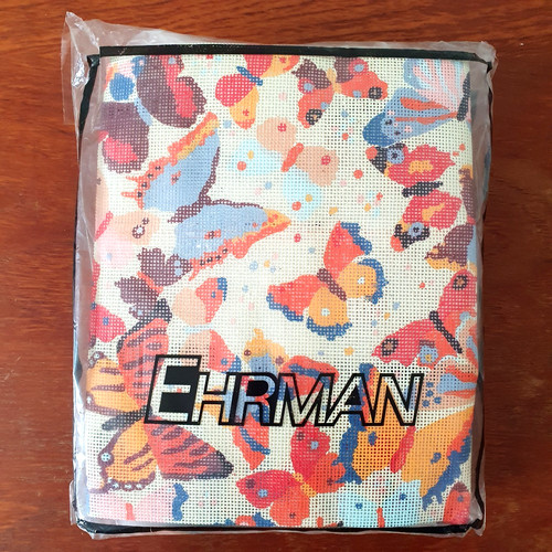 Ehrman butterflies needlepoint - ehrman,