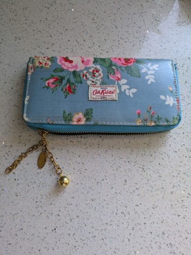 Cath kidston blue floral purse - floral,