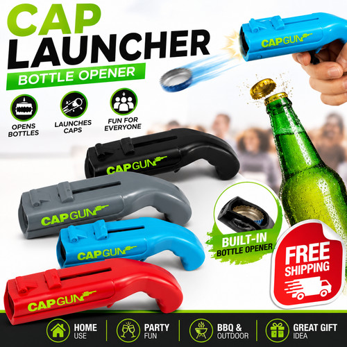 Creative cap launcher bottle - creative,