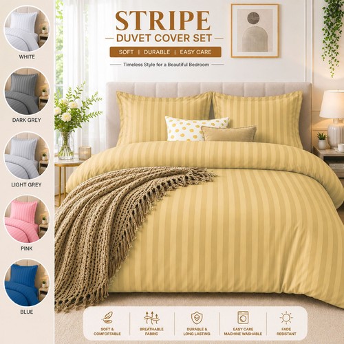 Egyptian stripe cotton duvet - egyptian,