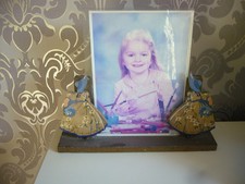 Vintage Art deco wooden photo