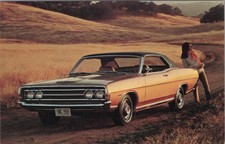 1969 Ford Torino Formal 2-Door Hardtop Vintage Car Postcard USA