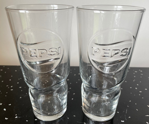 Pepsi cola glasses 16oz - pepsi,