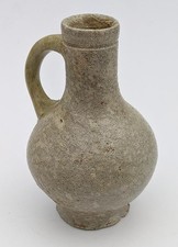 SMALL RAEREN STONEWARE SALT-GLAZED JUG 16TH / 17TH CENTURY A/F