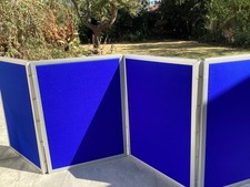 Portable 4 Panel  Double Sided display exhibition stand with own carry bag