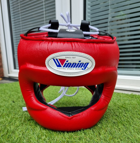 Winning boxing headguard red - winning,