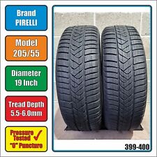 2x Tyres Pirelli SOTTOZERO 3 205/55 R19 97H 19 inch Tread Depth:5.5-6.0mm