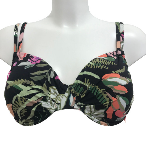 Black floral bikini - floral, 14e