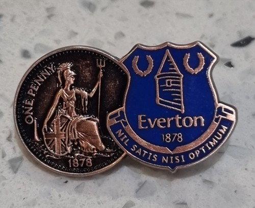 Everton pin badge penny - pin,
