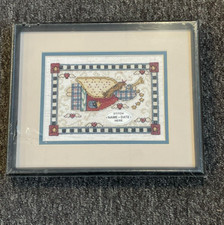 FRAMED COMPLETED CROSS STITCH