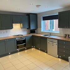 Handmade hand painted solid wood kitchen doors and units