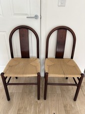 Pair vintage wooden - vintage, dining