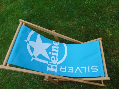 Heineken silver deckchair - heineken,