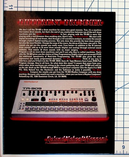 Roland 909 rhythm composer - tr-909,
