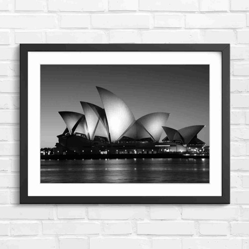 Illuminated sydney opera - opera, house