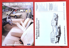 1982 FORD FALCON UTES & VANS