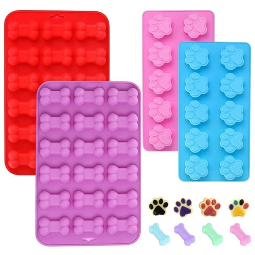 Puppy dog paw ice cube - puppy, tray