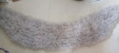 Marabou lilac grey fur feather - marabou,