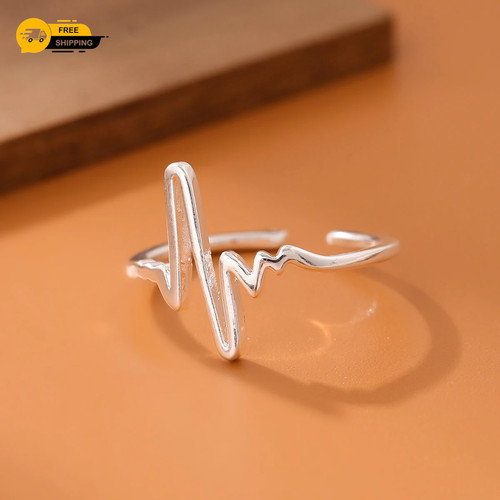 Electrocardiogram 925 sterling - electrocardiogram,
