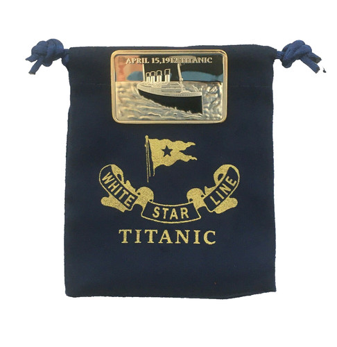 Titanic white star - white, line
