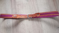 Vintage Lacoste leather belt
