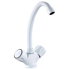Nuie Trisen Kitchen Tap White