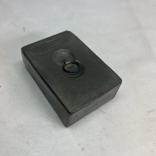 Antique vintage pewter snuff - vintage,
