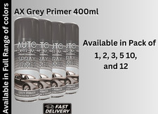 AX Grey Primer  Spray Paint 400ml Car Metal Wood Fast Dry – Multi Pack